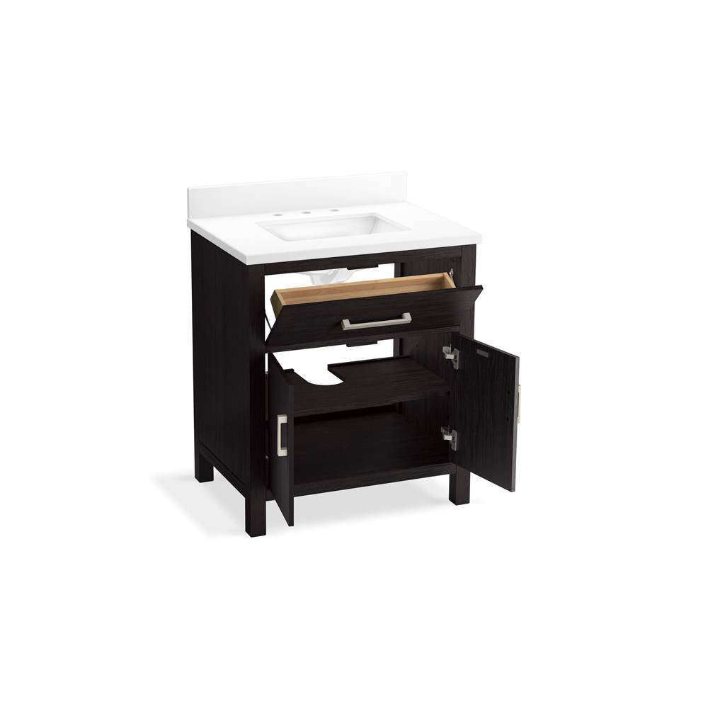 Kresla 30'' bathroom vanity cabinet with sink and quartz top