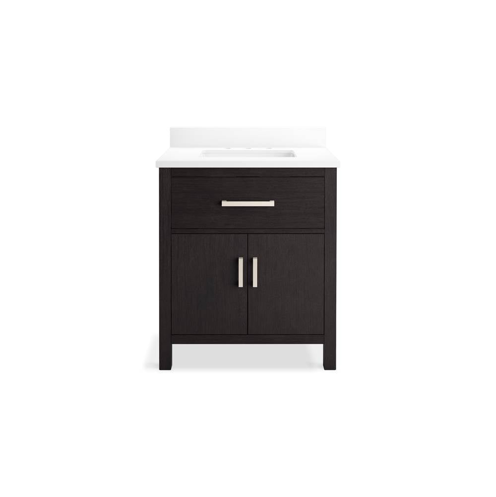 Kresla 30'' bathroom vanity cabinet with sink and quartz top