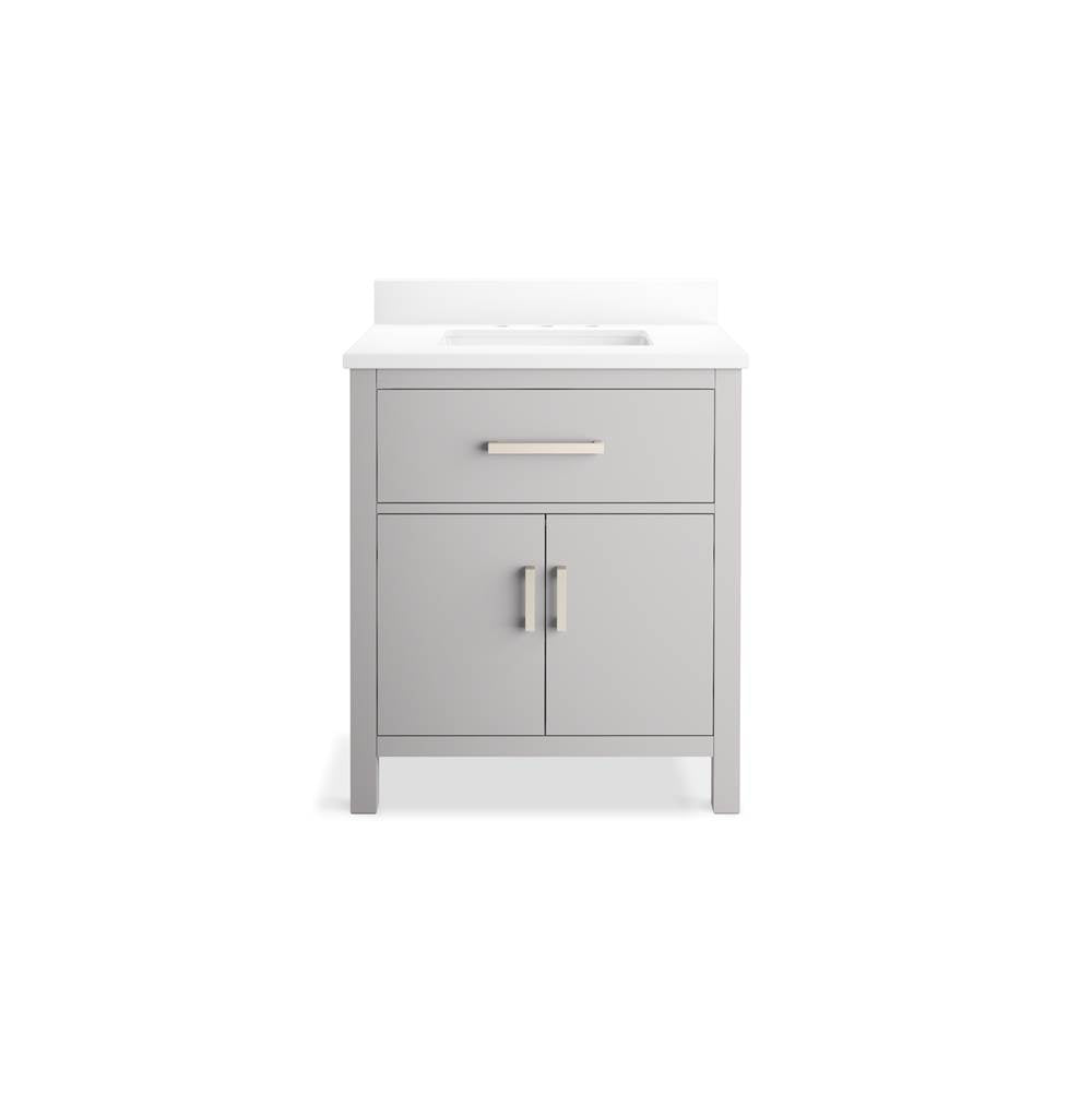 Kresla 30'' bathroom vanity cabinet with sink and quartz top