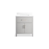 Kresla 30'' bathroom vanity cabinet with sink and quartz top