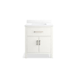 Kresla 30'' bathroom vanity cabinet with sink and quartz top