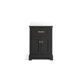 CharlemontE 24'' bathroom vanity cabinet with sink and quartz top