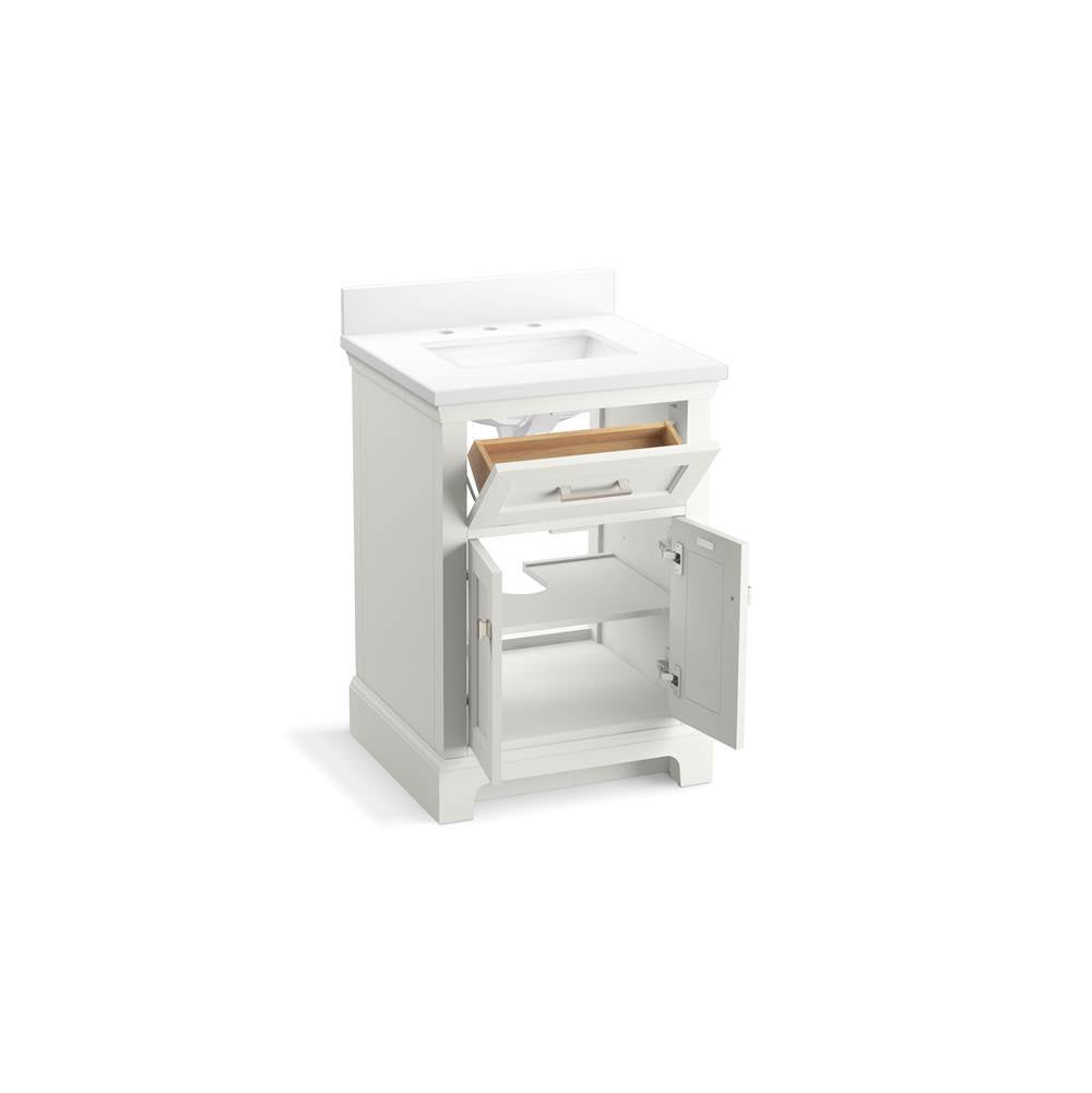 CharlemontE 24'' bathroom vanity cabinet with sink and quartz top