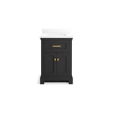 CharlemontE 24'' bathroom vanity cabinet with sink and quartz top