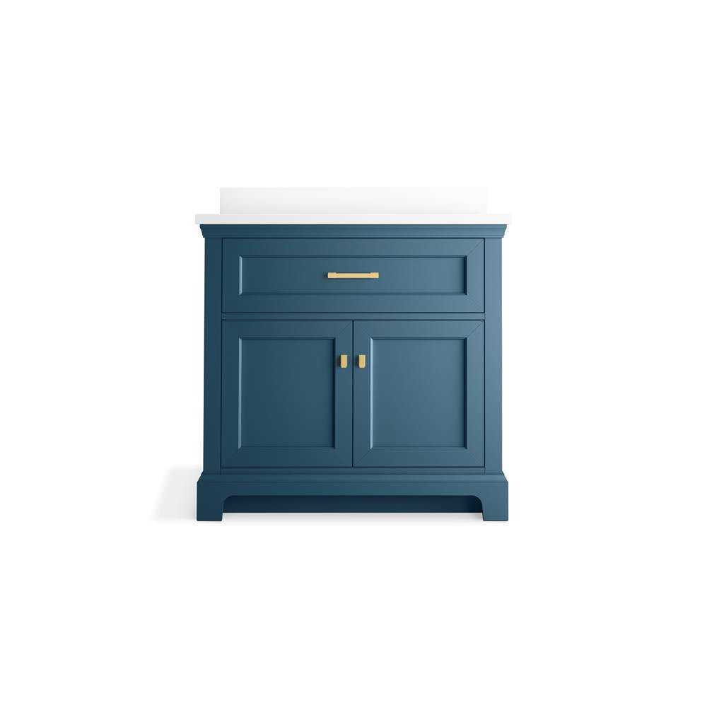 CharlemontE 36'' bathroom vanity cabinet with sink and quartz top