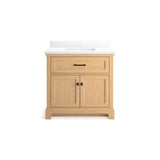 CharlemontE 36'' bathroom vanity cabinet with sink and quartz top