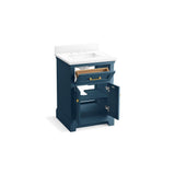 CharlemontE 24'' bathroom vanity cabinet with sink and quartz top