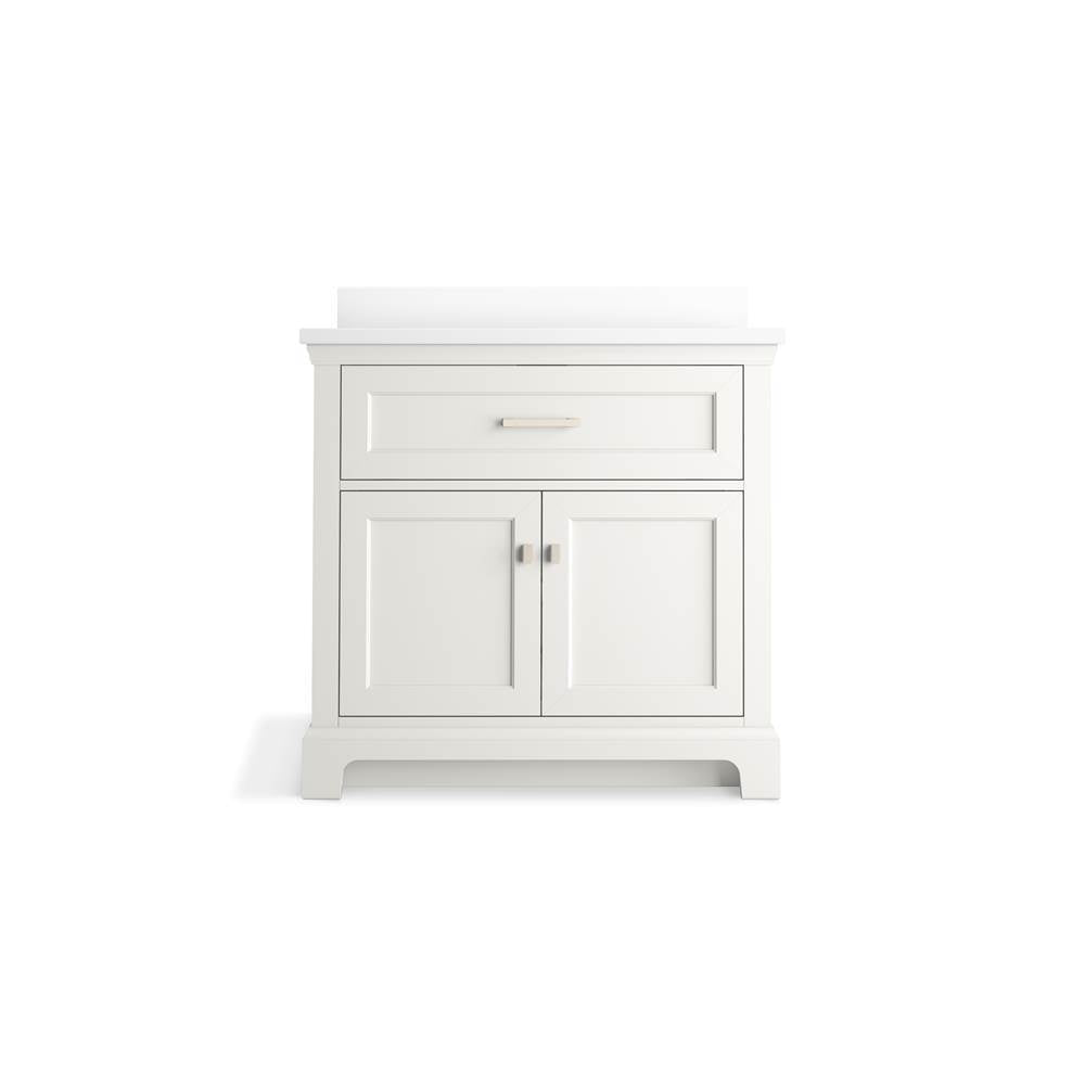 CharlemontE 36'' bathroom vanity cabinet with sink and quartz top