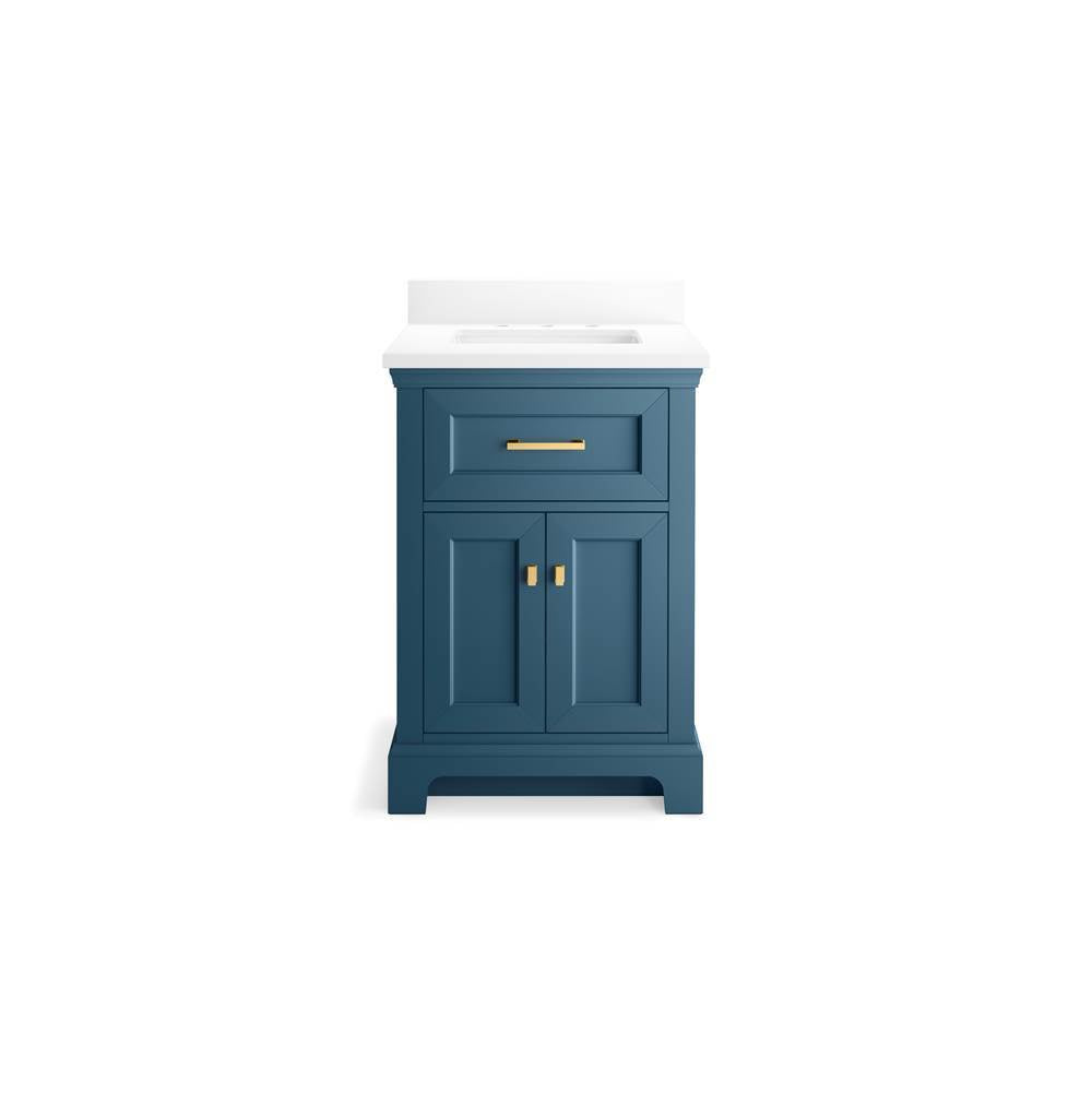 CharlemontE 24'' bathroom vanity cabinet with sink and quartz top