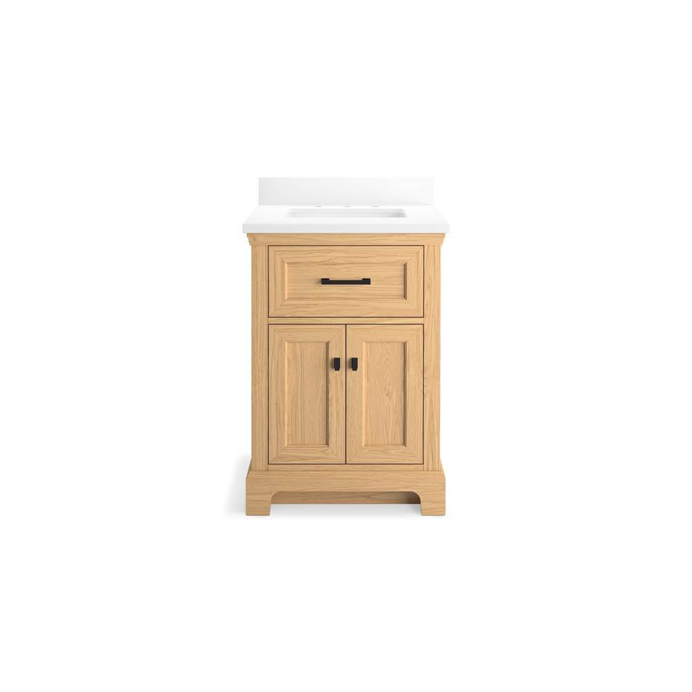 CharlemontE 24'' bathroom vanity cabinet with sink and quartz top