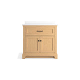 CharlemontE 36'' bathroom vanity cabinet with sink and quartz top