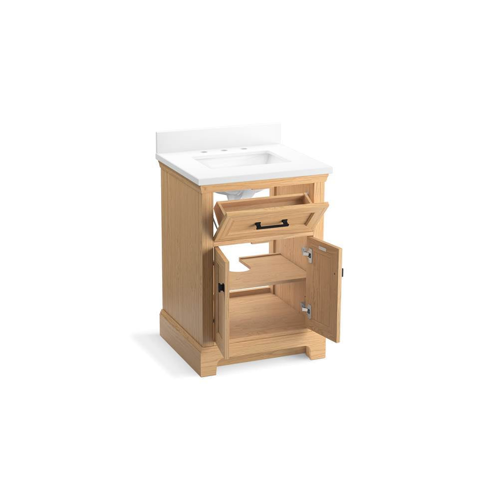 CharlemontE 24'' bathroom vanity cabinet with sink and quartz top