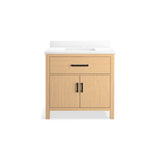 Kresla 36'' bathroom vanity cabinet with sink and quartz top