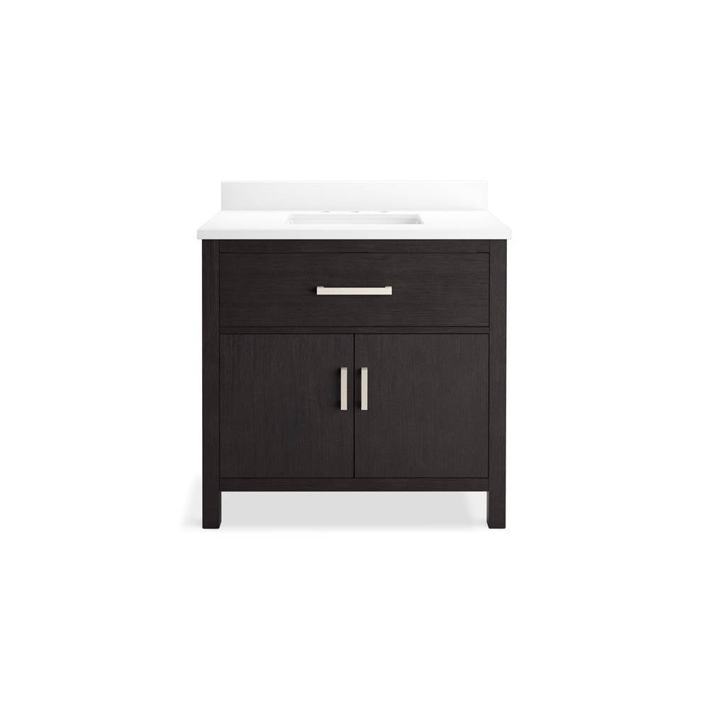 Kresla 36'' bathroom vanity cabinet with sink and quartz top