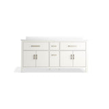 Kresla 72'' bathroom vanity cabinet with sinks and quartz top