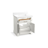 CharlemontE 30'' bathroom vanity cabinet with sink and quartz top