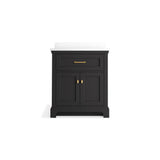 CharlemontE 30'' bathroom vanity cabinet with sink and quartz top