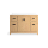 Kresla 48'' bathroom vanity cabinet with sink and quartz top