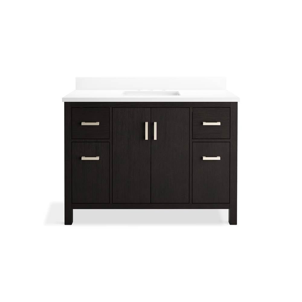 Kresla 48'' bathroom vanity cabinet with sink and quartz top