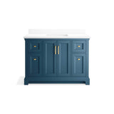 CharlemontE 48'' bathroom vanity cabinet with sink and quartz top
