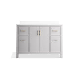 Kresla 48'' bathroom vanity cabinet with sink and quartz top
