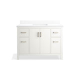 Kresla 48'' bathroom vanity cabinet with sink and quartz top