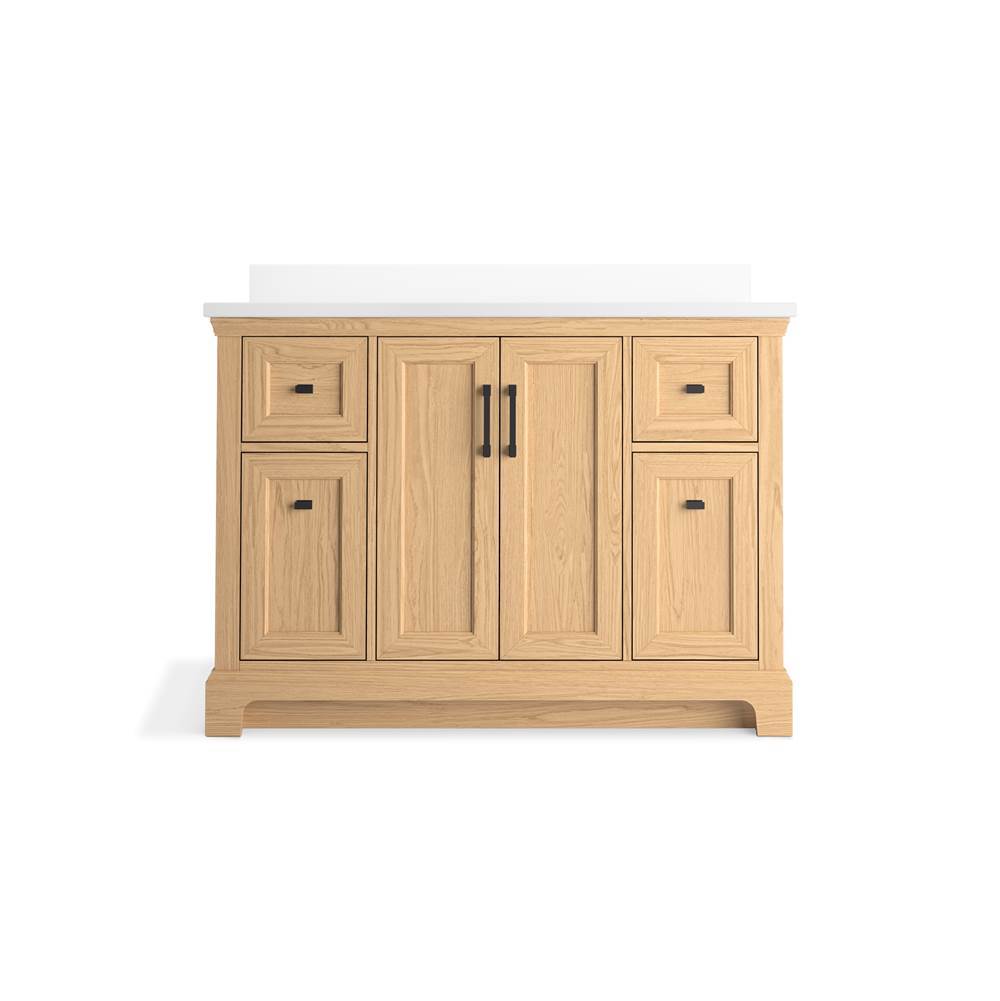 CharlemontE 48'' bathroom vanity cabinet with sink and quartz top