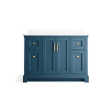 CharlemontE 48'' bathroom vanity cabinet with sink and quartz top