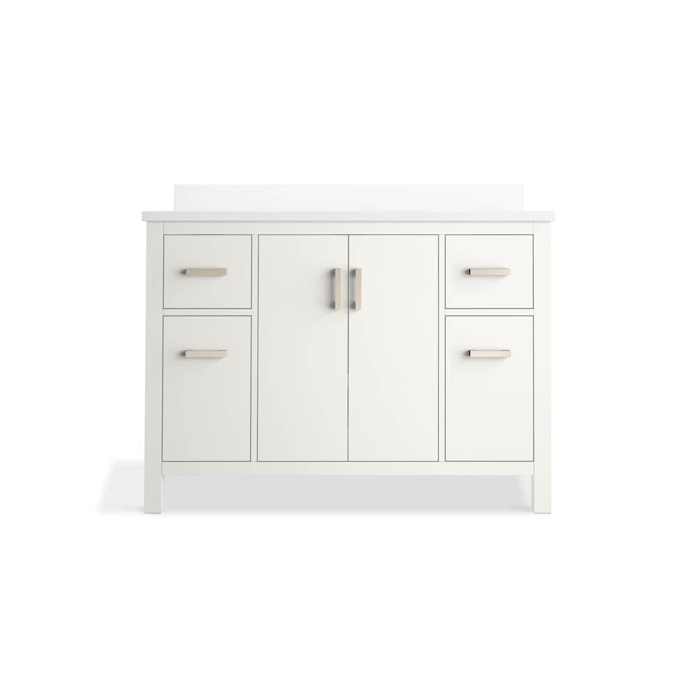 Kresla 48'' bathroom vanity cabinet with sink and quartz top