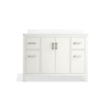 Kresla 48'' bathroom vanity cabinet with sink and quartz top