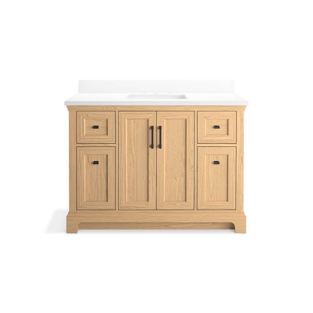 CharlemontE 48'' bathroom vanity cabinet with sink and quartz top