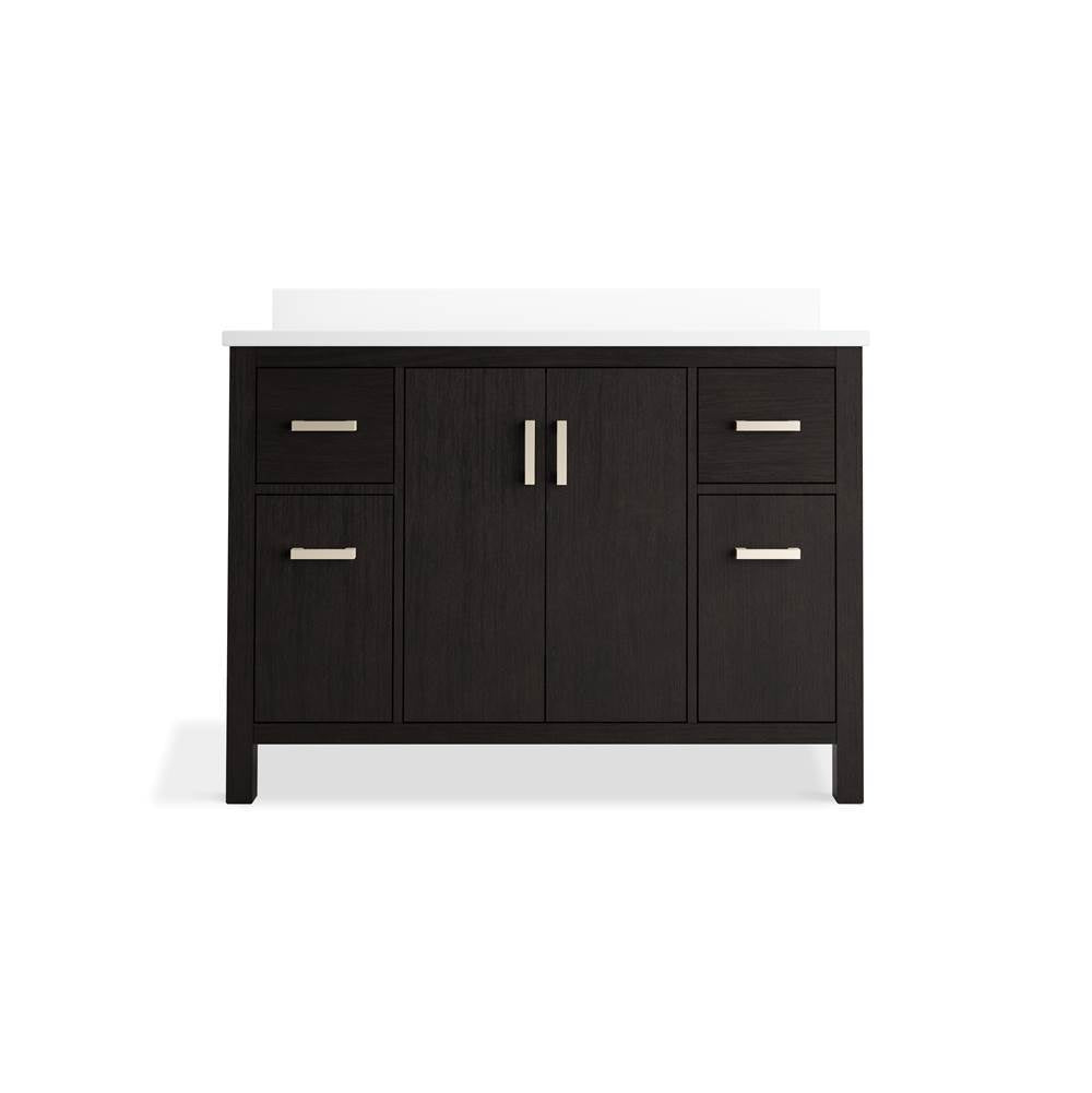 Kresla 48'' bathroom vanity cabinet with sink and quartz top