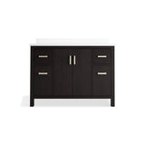 Kresla 48'' bathroom vanity cabinet with sink and quartz top