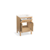 HadronE 24'' bathroom vanity cabinet with sink and quartz top
