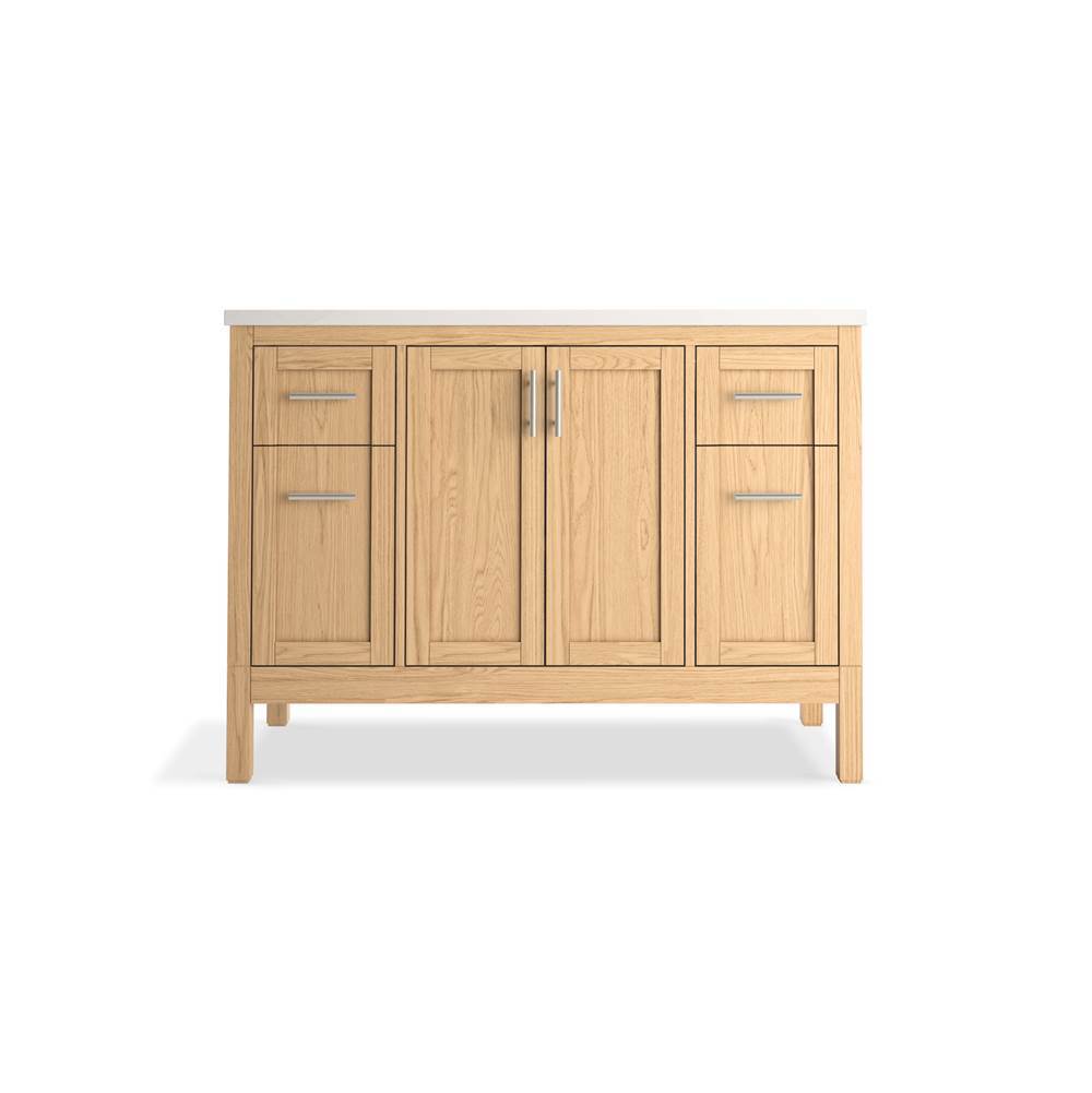 HadronE 48'' bathroom vanity cabinet with sink and quartz top