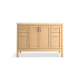 HadronE 48'' bathroom vanity cabinet with sink and quartz top