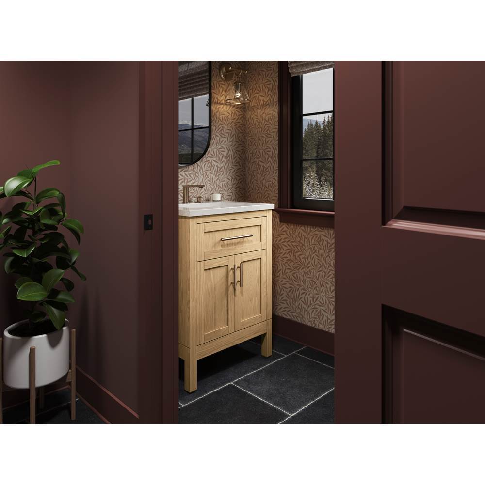 HadronE 24'' bathroom vanity cabinet with sink and quartz top