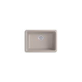 Iron/Tones 27'' top-/undermount single-bowl kitchen sink