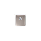 Iron/Tones 17'' top-/undermount single-bowl bar sink