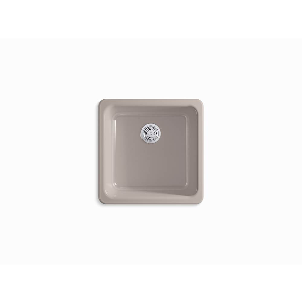 Iron/Tones 21'' top-/undermount single-bowl bar sink