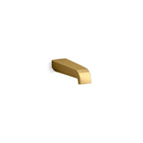 Kohler - Pitch Wall-mount bath spout - Vibrant Brushed Moderne Brass