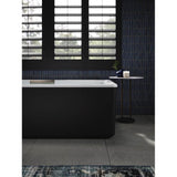 VoluteE 63'' x 28-3/8'' freestanding bath with shroud