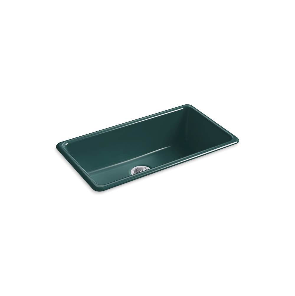 Kohler - Iron/Tones 33'' top-/undermount single-bowl kitchen sink - Teal