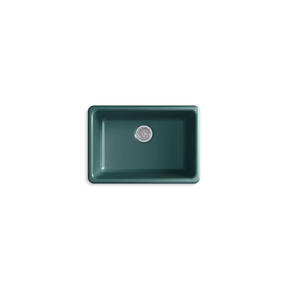 Iron/Tones 27'' top-/undermount single-bowl kitchen sink