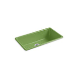 Kohler - Iron/Tones 33'' top-/undermount single-bowl kitchen sink - Fresh Green