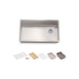 Kohler - Strive 29'' undermount single-bowl workstation kitchen sink - Stainless Steel