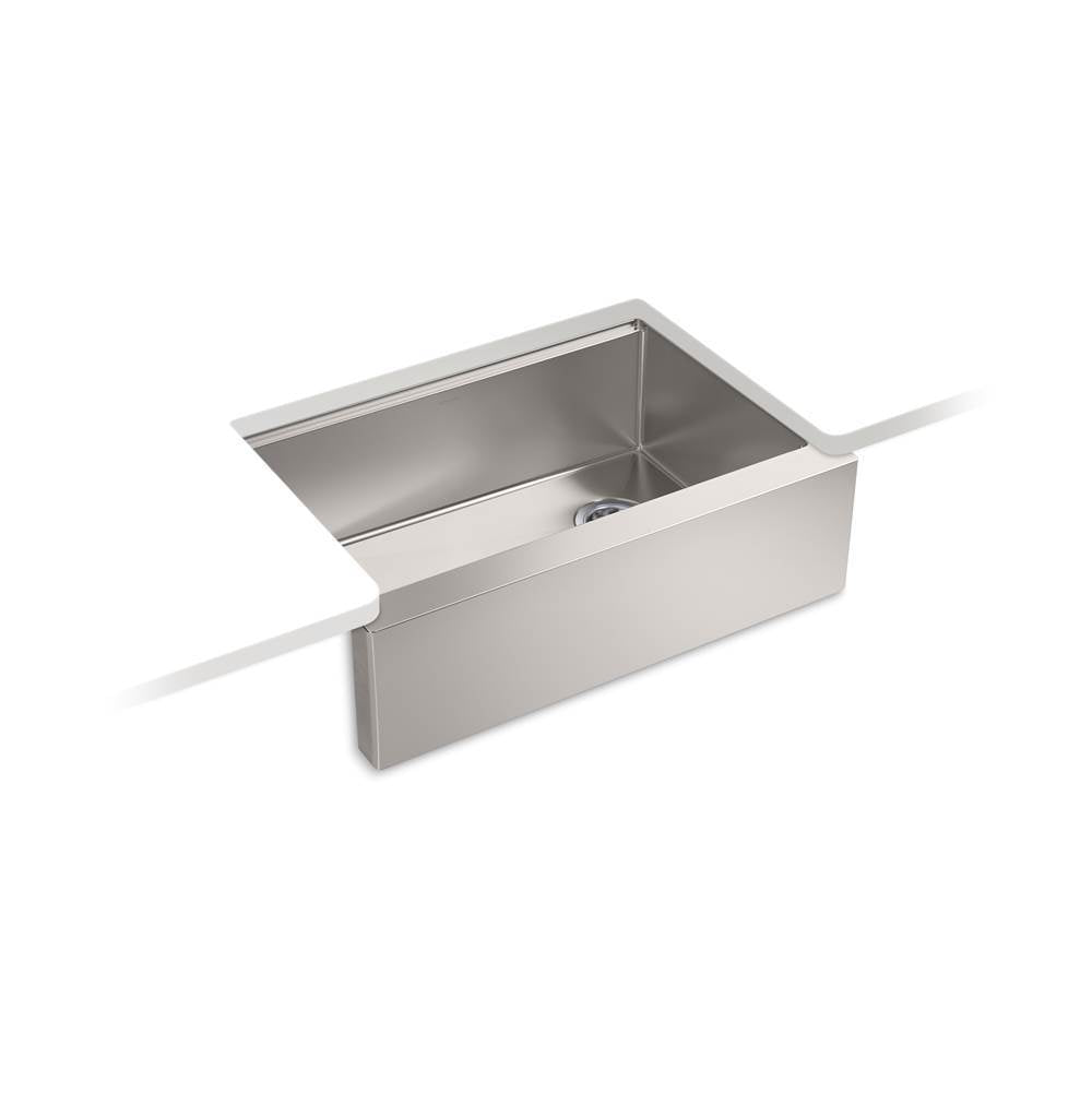 Strive 29-1/2'' undermount single-bowl farmhouse workstation kitchen sink