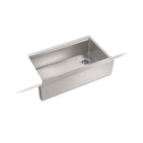 Strive 35-1/2'' undermount single-bowl farmhouse workstation kitchen sink