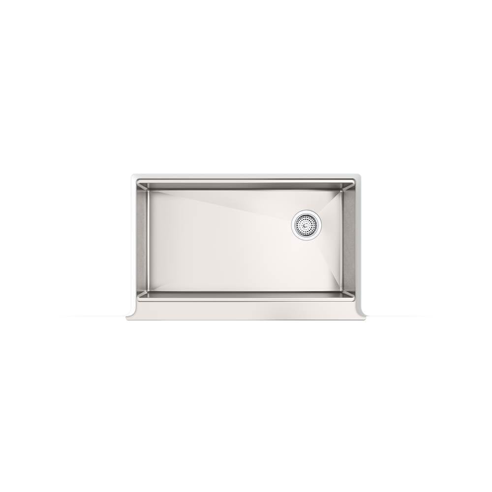 Strive 32-1/2'' undermount single-bowl farmhouse workstation kitchen sink