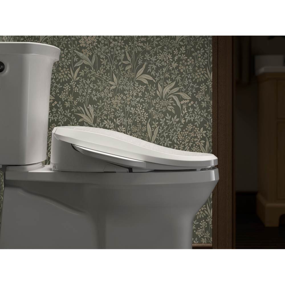 PureWash E725 Elongated bidet toilet seat with remote control